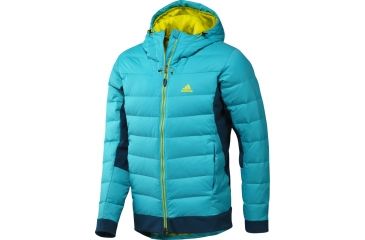 Image of Adidas Outdoor Hiking Hybrid Down Hoodie - Men's