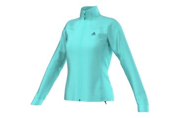 Image of Adidas Terrex Hiking Melange Fleece Jacket - Women's-Vivid Mint-Small, 188301