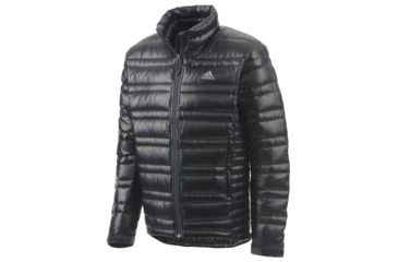 Image of Adidas Terrex Hiking/Trekking Light Down Jacket - Men's-Black-Small