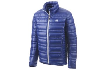 Image of Adidas Terrex Hiking/Trekking Light Down Jacket - Men's-Hero Ink-Small