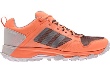 Image of Adidas Terrex Kanadia 7 Trail GTX Trail Running Shoe - Women's-Orange/White/Purple-Medium-6.5