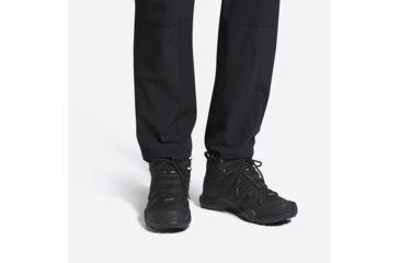 Image of Adidas Terrex Swift R2 Mid GTX Hiking Shoes - Men's, Black/Black/Black, 6.5 US, CM7500-6.5