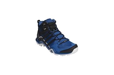 Image of Adidas Terrex Swift R2 Mid GTX Hiking Shoes - Men's, Blue Beauty/Black/Grey one, 6 US, CQ1876-6