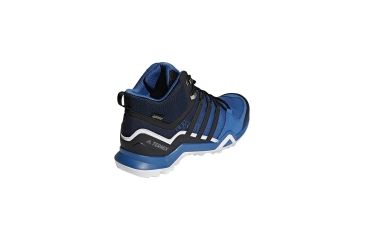 Image of Adidas Terrex Swift R2 Mid GTX Hiking Shoes - Men's, Blue Beauty/Black/Grey one, 6 US, CQ1876-6