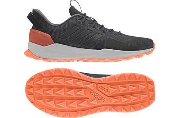 Image of Adidas Terrex Questar Trail Running Shoe- Men's, Carbon/Black/Gray Five, 10, BB7383-10