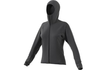 Image of Adidas Terrex Skyclimb Fleece Jacket - Women's, Carbon, DQ1524-DEMO