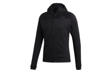 Image of Adidas Terrex Stockhorn Fleece Hoodie II - Men's, Black, CY8702-DEMO