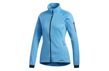 Image of Adidas Terrex Stockhorn Fleece Jacket II - Women's, Shock Cyan, DU4377-DEMO