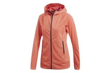 Image of Adidas Terrex Stretch Women's Softshell Jacket, Trace Scarlet, Large, CF4747-L
