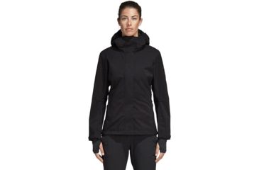 Image of Adidas Terrex Swift Parley 2-Layer Jacket - Women's, Black, Extra Small, CY8888-XS
