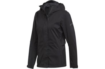 Image of Adidas Terrex Swift Parley 2-Layer Jacket - Women's, Black, Extra Small, CY8888-XS