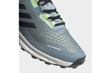 Image of Adidas Terrex Agravic Flow - Womens, Ash Grey/Black/Glow Green, 8.5, G26099-8.5