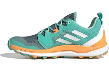 Image of Adidas Terrex Agravic Shoes - Womens, Acid Mint/Crystal White/Hazy Orange, 9, FX6977-300-9