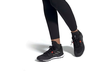 Image of Adidas Terrex Agravic Shoes - Womens, Core Black/Grey Four/Solar Red, 9.5, FX6973-001-9.5