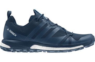 Image of Adidas Terrex Agravic Trail Running Shoe - Men's, Blue Night/Mystery Petrol/White, Medium, 10