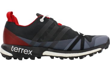 Image of Adidas Terrex Agravic Trail Running Shoe - Men's, Dark Grey/Black/Power Red, Medium, 7