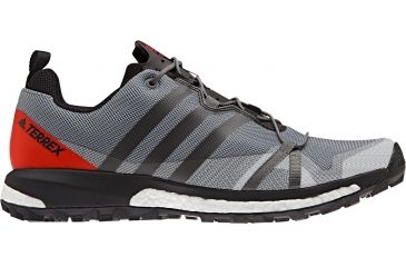 Image of Adidas Terrex Agravic Trail Running Shoe - Men's, Grey/Black/Energy, Medium, 8.5