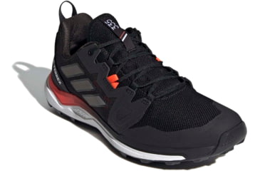 Image of Adidas Terrex Agravic Trail Running Shoes - Men's, Core Black/Grey Four/Solar Red, 12, FX6859-001-12