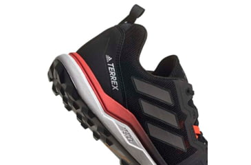 Image of Adidas Terrex Agravic Trail Running Shoes - Men's, Core Black/Grey Four/Solar Red, 12, FX6859-001-12
