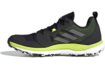 Image of Adidas Terrex Agravic Trail Running Shoes - Men's, Core Black/Grey Four/Solar Yellow, 11.5, FW5129-001-11.5