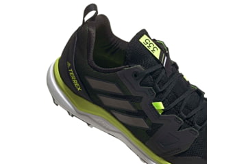 Image of Adidas Terrex Agravic Trail Running Shoes - Men's, Core Black/Grey Four/Solar Yellow, 11.5, FW5129-001-11.5