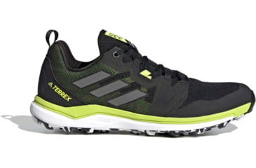 Image of Adidas Terrex Agravic Trail Running Shoes - Men's, Core Black/Grey Four/Solar Yellow, 11.5, FW5129-001-11.5