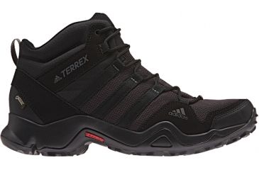 Image of Adidas Terrex AX2R Mid GTX Hiking Boot - Men's-Blk/Blk/Vista Grey-Medium-11.5
