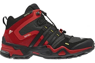 Image of Adidas Terrex Fast X Mid GTX-Sharp Grey/Black/Vivid Red-14 US-Regular