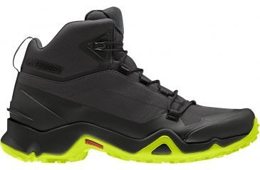 Image of Adidas Terrex Fastshell Mid CW CP Hiking Boot - Men's-Utility Black/Core Black/Semi Solar Yellow-Medium-11