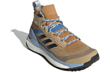 Image of Adidas Terrex Free Hiker Primeblue Hiking Shoes - Women's, Beige Tone/Core Black/Ambient Sky, 9.5, FZ2970-9.5