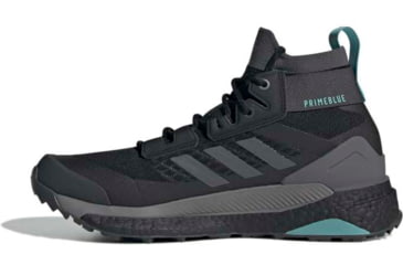 Image of Adidas Terrex Free Hiker Primeblue Hiking Shoes - Women's, Core Black/Grey Five/Mint Ton, 7.5, GW2806-7.5