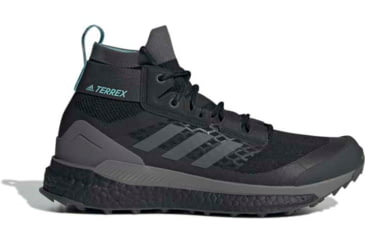 Image of Adidas Terrex Free Hiker Primeblue Hiking Shoes - Women's, Core Black/Grey Five/Mint Ton, 7.5, GW2806-7.5