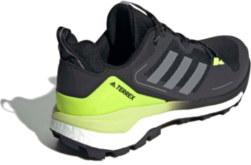 Image of Adidas Terrex Skychaser 2 Shoes - Men's, Core Black/Ftwr White/Solar Yellow, 12.5, FW2923-001-12.5