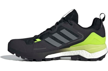 Image of Adidas Terrex Skychaser 2 Shoes - Men's, Core Black/Ftwr White/Solar Yellow, 12.5, FW2923-001-12.5