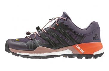 Image of Adidas Terrex Skychaser GTX Trail Running Shoe - Womens-Purple/Black/Pink-Medium-10 US