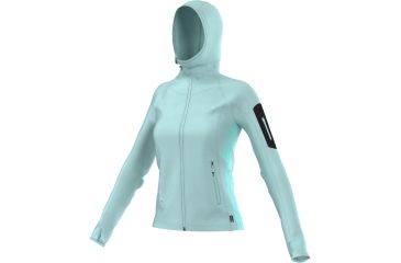Image of Adidas Terrex Stockhorn FleeceHoodie - Women's-Frost Mint-Small, 188008