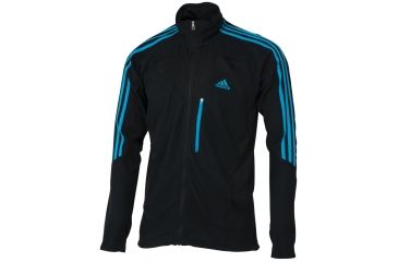 Image of Adidas Terrex Swift Cocona Fleece Jacket - Men's-Small-Black