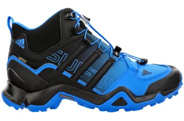 Image of Adidas Terrex Swift R Mid GTX Hiking Boot - Men's-Shock Blue/Black/Chalk White-Medium-9