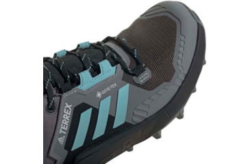 Image of Adidas Terrex Swift R3 GTX Hiking Shoes - Women's, Grey Five/Mint Ton/Core Black, 6.5, GZ3046-6.5