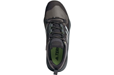 Image of Adidas Terrex Swift R3 GTX Shoes - Women's, Grey Three/Halo Silver/Hi-Res Yellow, 10, FW2781-036-10