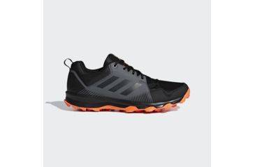 Image of Adidas Terrex Tracerocker Trail Running Shoe - Men's, Black/Carbon/Hi-Res Orange, 9, AC7948-9