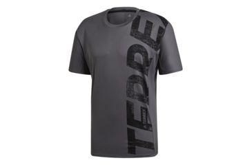 Image of Adidas Terrex Trail Cross Tee - Mens, Grey Five, DT4152-DEMO