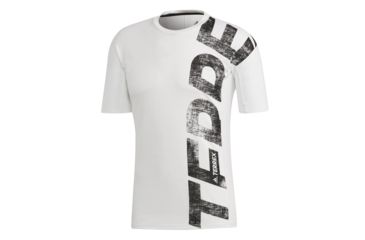 Image of Adidas Terrex Trail Cross Tee - Mens, White, DS8761-DEMO