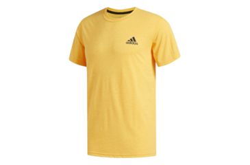 Image of Adidas Terrex Ultimate  Men's Short Sleeve Tee, Solar Gold/Colored Heather, 2XL, CW1856-2XL