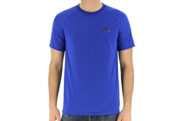Image of Adidas Terrex Ultimate Short Sleeve Tee - Men's-Collegiate Royal/Black-Small