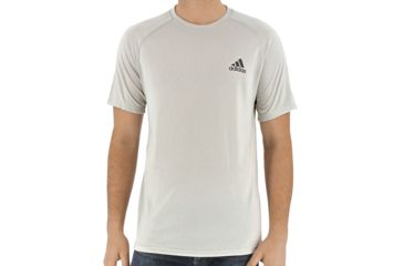 Image of Adidas Terrex Ultimate Short Sleeve Tee - Men's-LGH Solid Grey/Black-Small