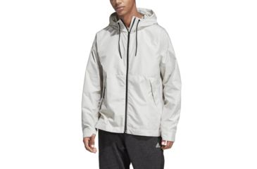 Image of Adidas Terrex Urban Climastorm Fleece Jacket - Mens, Raw White, DQ1621-DEMO
