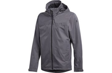 Image of Adidas Terrex Wandertag Mens Rain Jacket, Grey Five, 2XL, BR5320-2XL