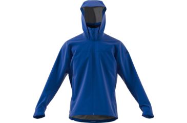 Image of Adidas Terrex Wandertag Rain Jackets - Mens, Shock Blue, DX1125-DEMO