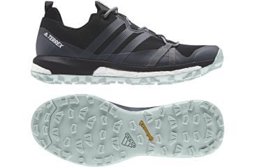 Image of Adidas Terrex Women's Terrex Agravic Trailrunning Shoes, Black/Grey Three/Ash Green, 6.5 US, CQ1731-6.5